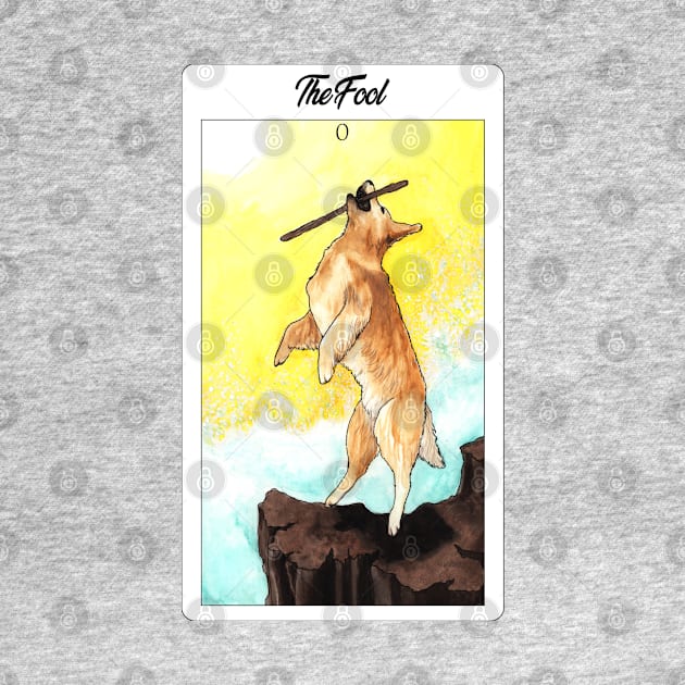 The Fool Dog Card by Heather Dorsch Creations